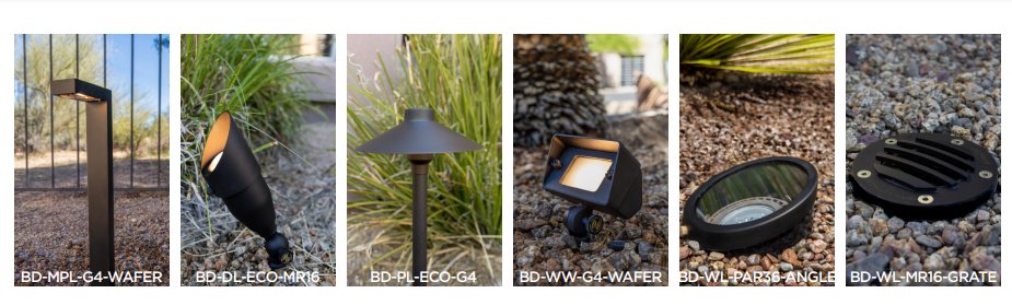 Brilliance Black Diamond Line Fixtures Now is Bronze Brass - Smart Sprinkler Genius