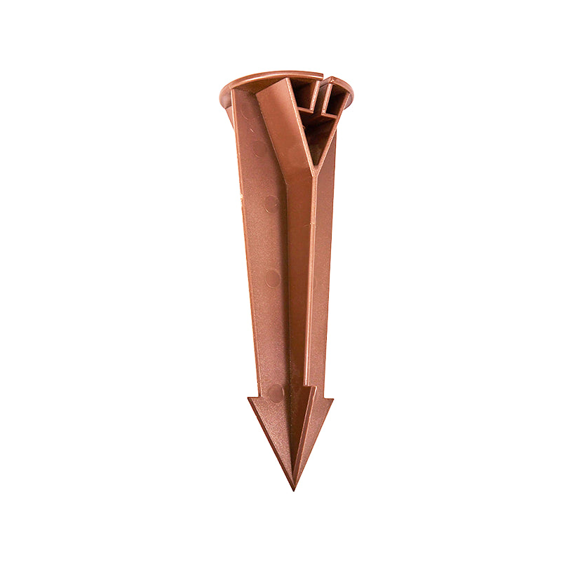 Alliance Brown Large Plastic Slotted Ground Stake (STAKE-P2)