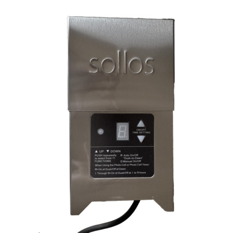 Sollos TR15SS1-INT-300 300W Lighting Transformer and Photocell Timer (997017)