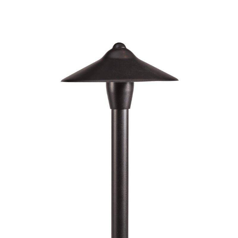 Smart Sprinkler Genius-Alliance AL100 Area Light Hat Assembly, Brass Black 6.75" | AL100-BLK-Alliance Outdoor Lighting-AL100-BLK-