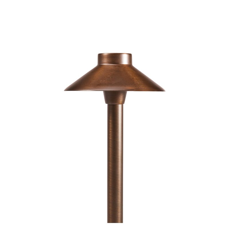 Smart Sprinkler Genius-Alliance AL150 Area Light Hat Assembly, Aged Brass 6.25″ | AL150-Alliance Outdoor Lighting-AL150-