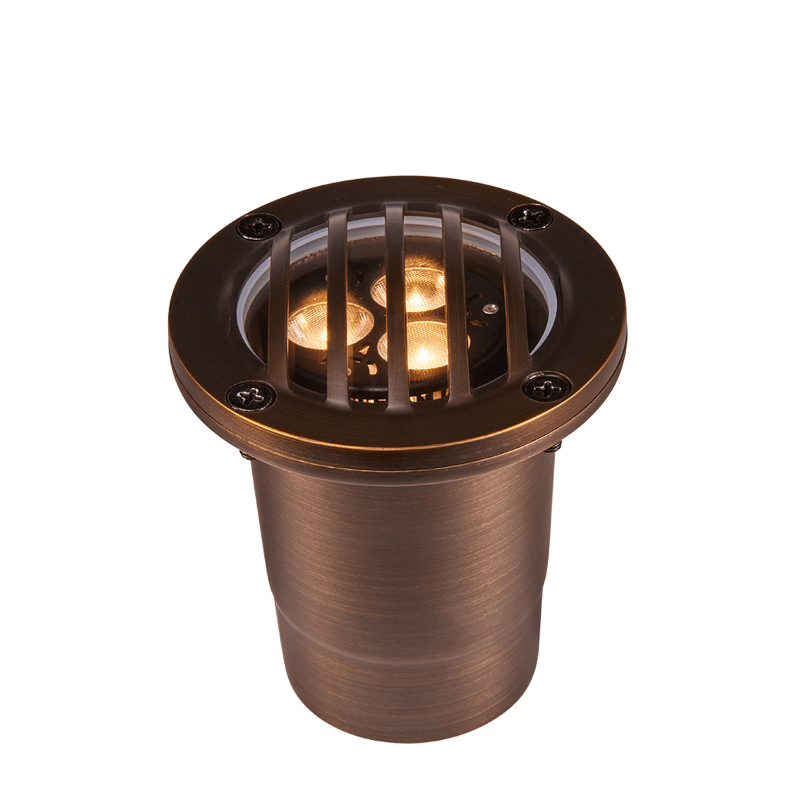 Smart Sprinkler Genius-Alliance GL160 5W 2900K LED Brass In-Ground Well Light | GL160-LED5W-Alliance Outdoor Lighting-GL160-LED5W-