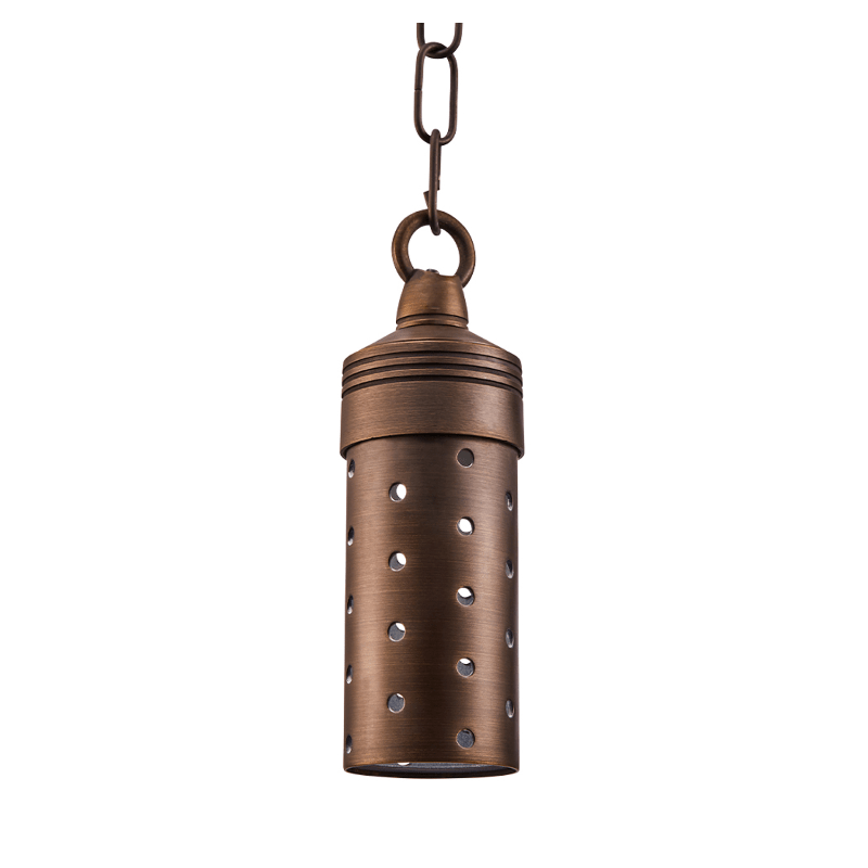 Smart Sprinkler Genius-Alliance HL200 Brass Hanging Light with Frosted Lens, No Lamp | HL200-Alliance Outdoor Lighting-HL200-