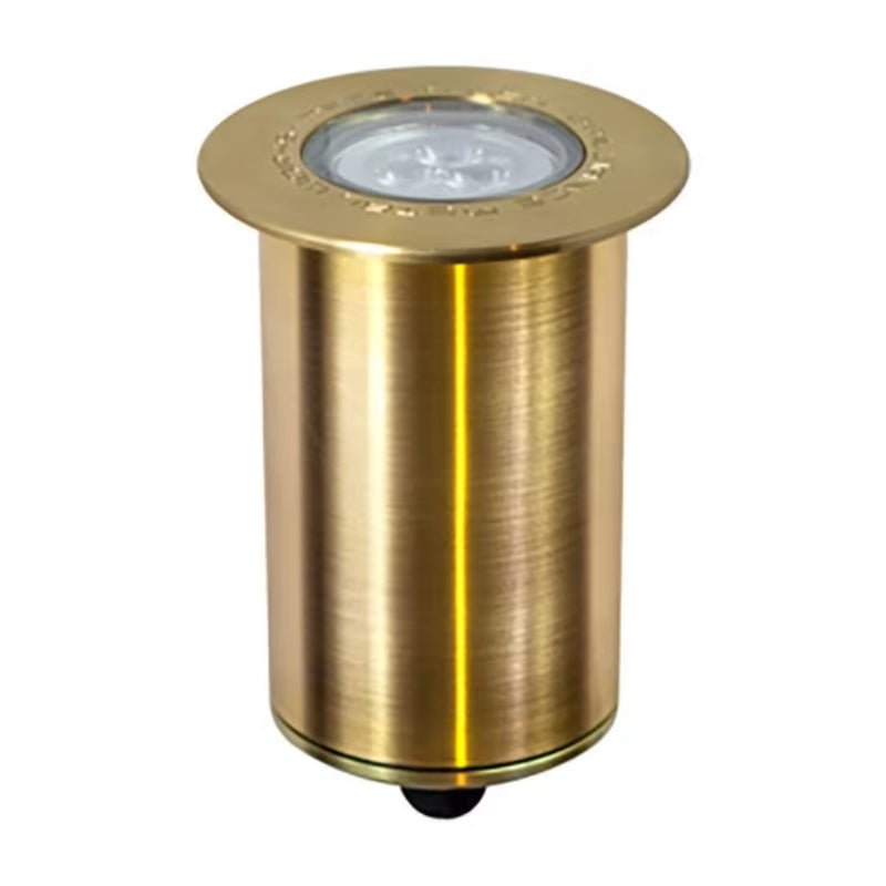 Smart Sprinkler Genius-Brilliance Carlsbad Flange Brass MR16 Well Light, No Lamp (CARLSBAD-MR16-BR-FLG-NL)-Smart Sprinkler Genius-CARLSBAD-MR16-BR-FLG-NL-