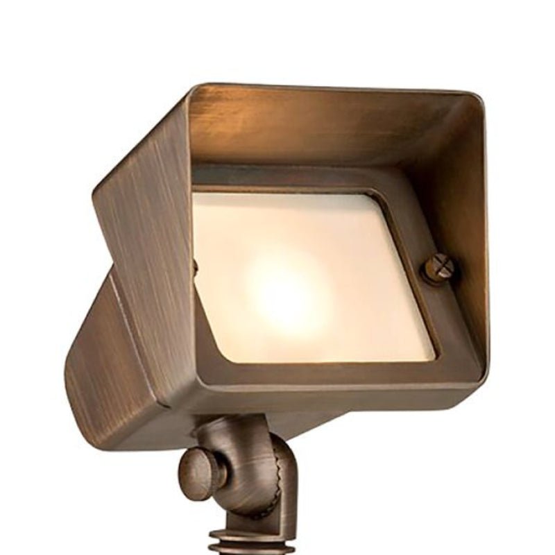 Smart Sprinkler Genius-FX Luminaire C-WWL Coastal Wall Wash Brass Housing Antique Bronze Finish MR16 2700K LED | C-WWL-LED35W-FL-AB-FX Luminaire-CWWLLED35WFLAB-