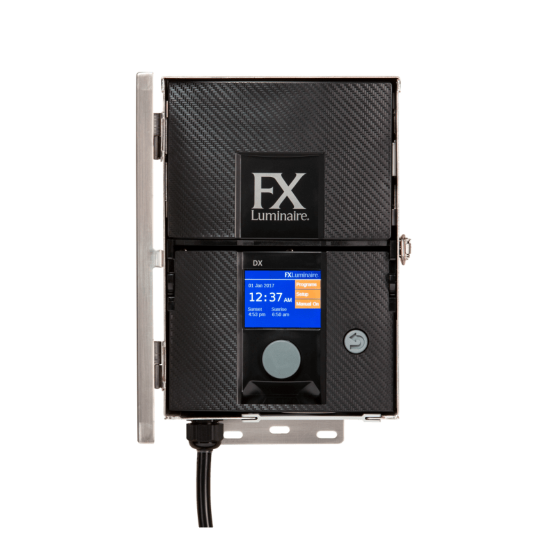 Smart Sprinkler Genius-FX Luminaire DX 150W Lighting Transformer Matte Gray | DX-150-M-FX Luminaire-DX150M-