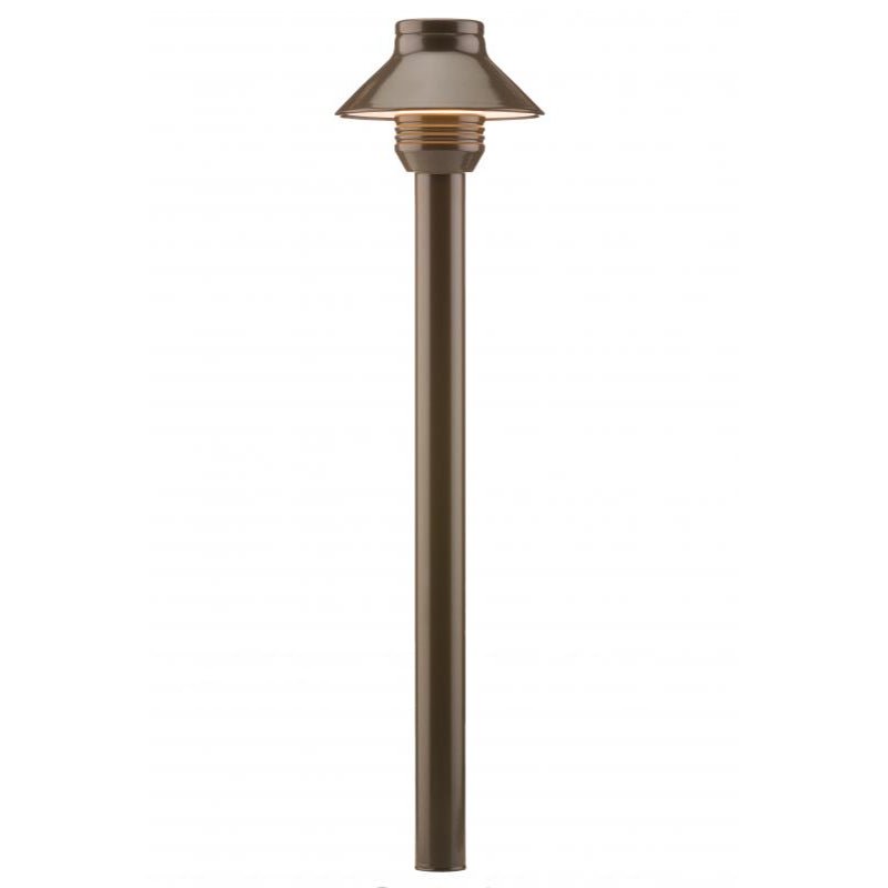 Smart Sprinkler Genius-FX Luminaire SP Path Light 12 in. Riser Aluminum Bronze Finish 1.6W 2700K LED | S-PA-LED-20W-12R-BZ-FX Luminaire-SPALED20W12RBZ-