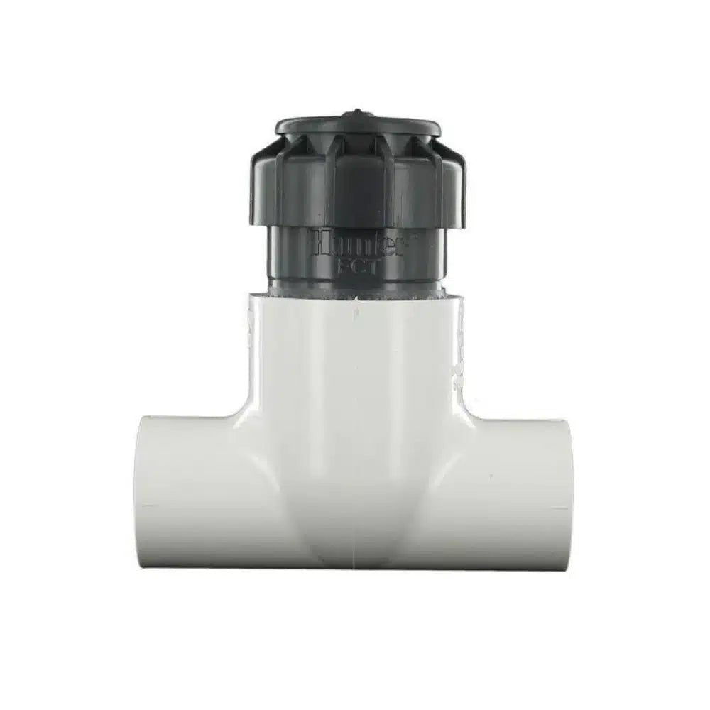 Smart Sprinkler Genius-Hunter FCT-150 1½" White Schedule Flow Sensor Sensor Receptacle Tee | FCT150-Hunter Industries-FCT150-