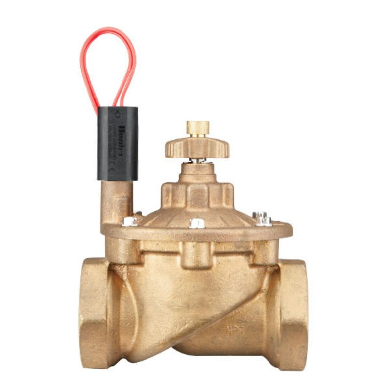 Smart Sprinkler Genius-Hunter IBV-101-GFS 1 in. Brass Valve w/ Flow Control and Filter Sentry | IBV101GFS-Hunter Industries-IBV101GFS-