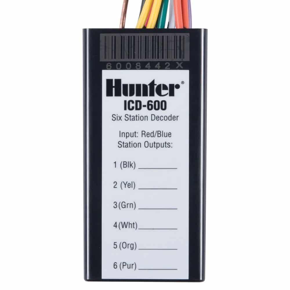 Smart Sprinkler Genius-Hunter ICD-600 6 Station Decoder Module for ACC/ACC2 (ICD600)-Hunter Industries-ICD-600-