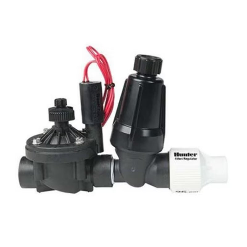 Smart Sprinkler Genius-Hunter ICZ Drip Control Zone Kit, 1", 25 PSI 0.5 to 15 GPM | ICZ10125LF-Hunter Industries-ICZ10125LF-