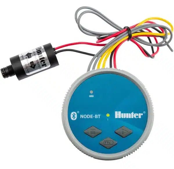 Smart Sprinkler Genius-Hunter NODE-BT 1 Station Bluetooth Battery Controller with DC Solenoid | NODE-BT-100-Hunter Industries-NODE-BT-100-