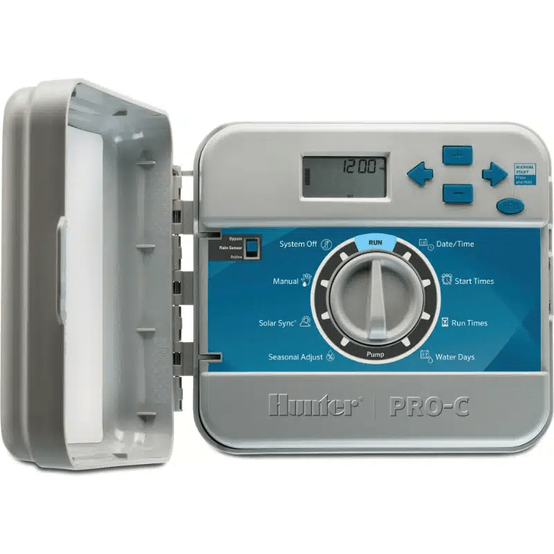 Smart Sprinkler Genius-Hunter Pro-C PC-400 Indoor/Outdoor Modular 4 Station Controller (PC400)-Hunter Industries-PC-400-