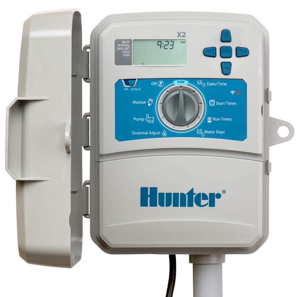 Smart Sprinkler Genius-Hunter X2 14 Zone Indoor/Outdoor Wi-Fi Capable Controller | X21400-Hunter Industries-X2-1400-