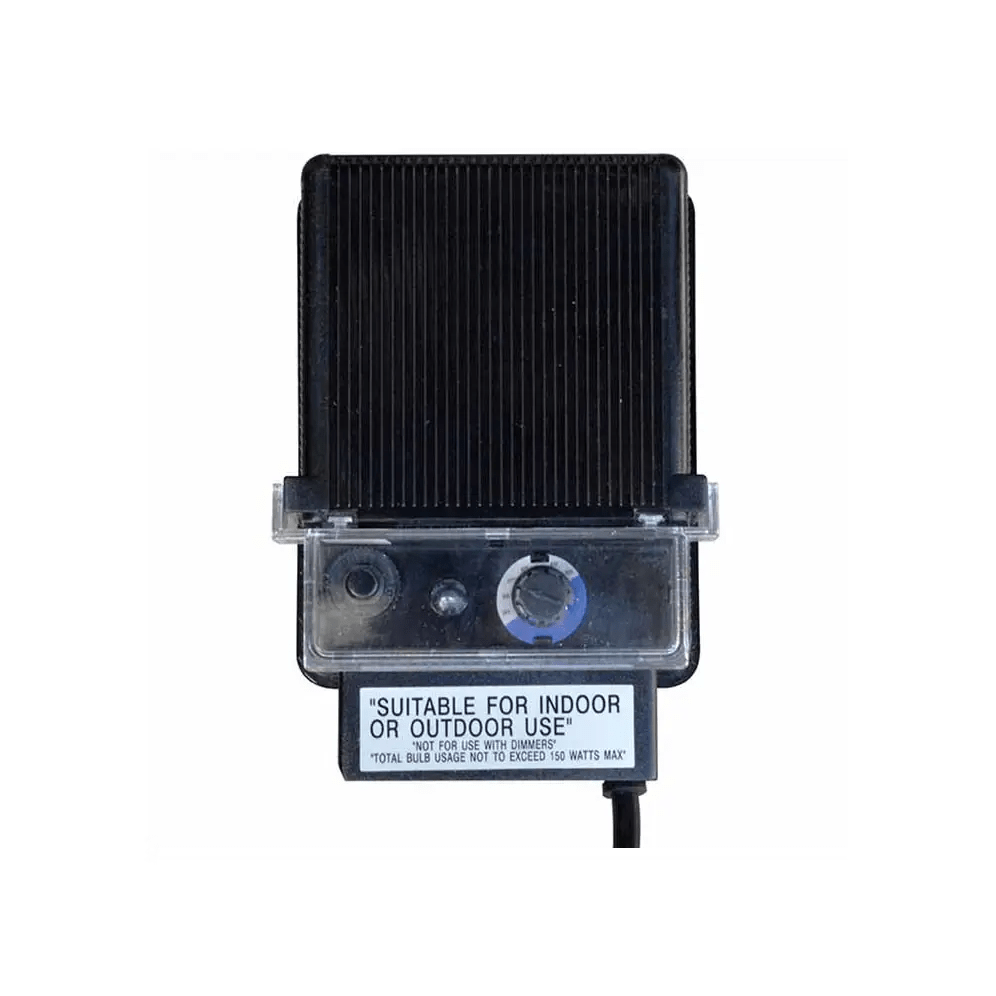 Smart Sprinkler Genius-Kichler 60W Polycarbonate Economy Transformer Black with Integrated Timer and Photocell | 15E60BK-Kichler Lighting-15E60BK-