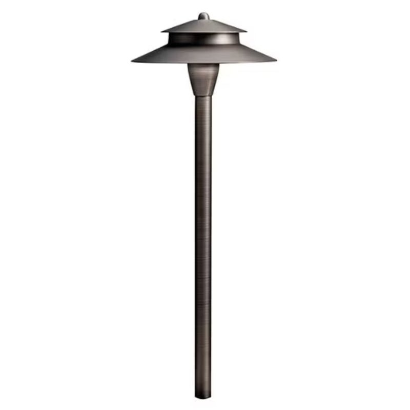 Smart Sprinkler Genius-Kichler 8.5" Bronze Centennial Brass Path Light, 2.3W LED | 15480CBR-Kichler Lighting-15480CBR-