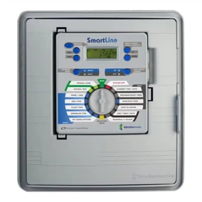 Smart Sprinkler Genius-Weathermatic SL4800 SmartLine Modular Controller 12-Station Outdoor Plastic Wall Mounted | SL4800-Weathermatic-SL4800-