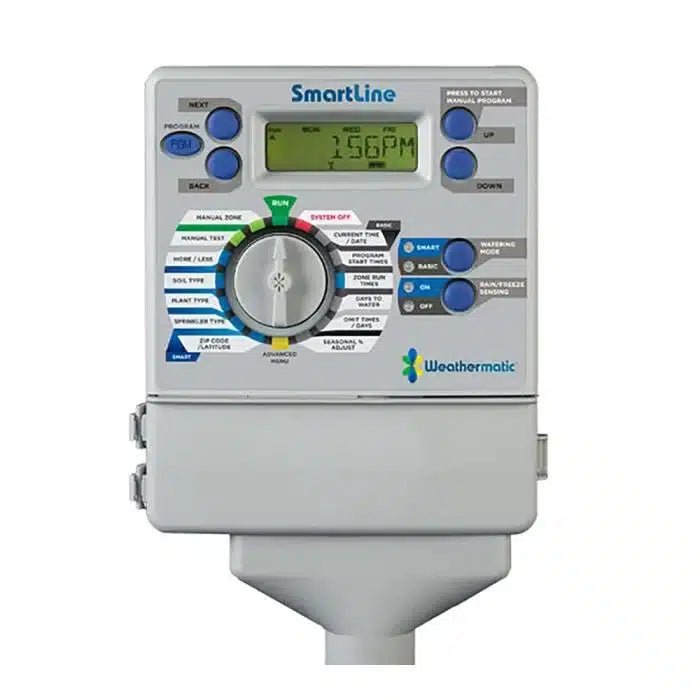 Smart Sprinkler Genius-Weathermatic SmartLine 4 Station Indoor Controller | SL800-Weathermatic-SL800-