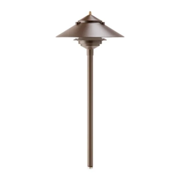 Vista 9222 12" Path Light Aluminum Architectural Bronze Finish 2.5W 2950K LED (PR-9222-Z-2.5-W-T3)