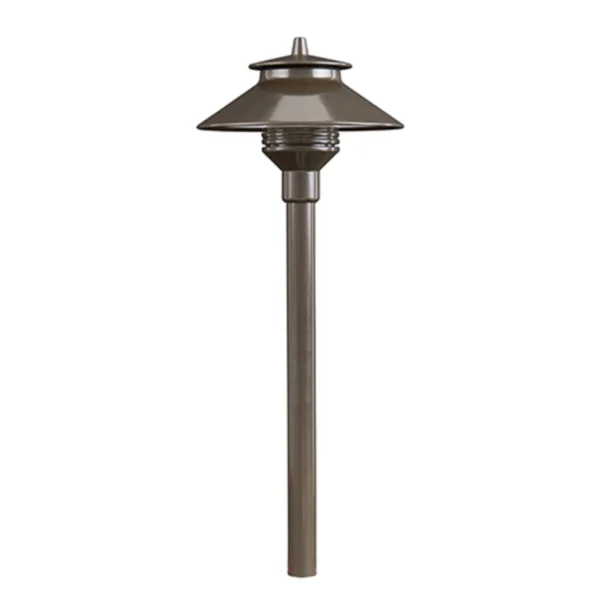 FX Luminaire PL 18" Path Light Aluminum Bronze Finish 1.6W 2700K LED (PL-LED20W-18R-BZ)