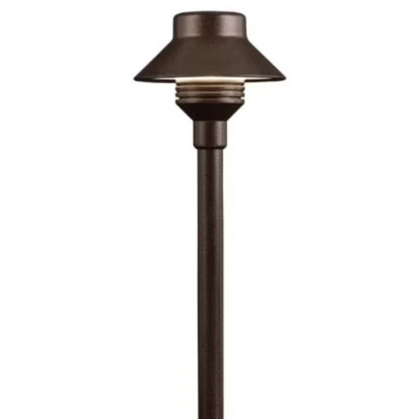 FX Luminaire TM 12" Path Light Aluminum Bronze Finish 1.6W 2700K LED (TM-LED20W-12R-BZ)