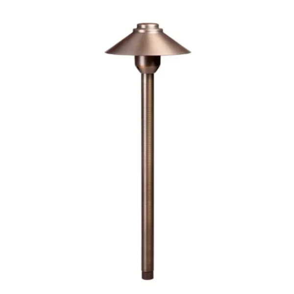 Vista 2267 16" Path Light Olde Brass Finish 2950K 2.5W T-3 LED (PR-2267-BSO-2.5-W-T3)