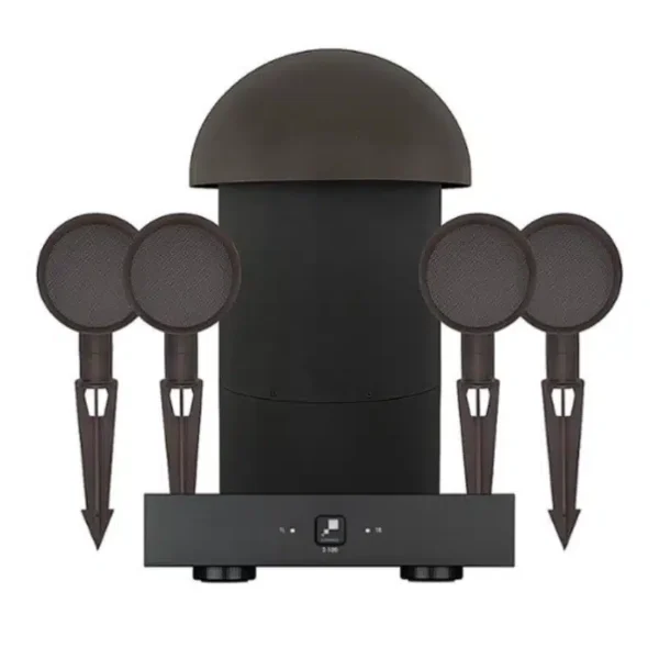 Sonance - PATIO4.1 W/ 2-100 AMP - Patio Series 4.1-Ch. Outdoor Speaker System with 2-Ch. Amplifier (93430)