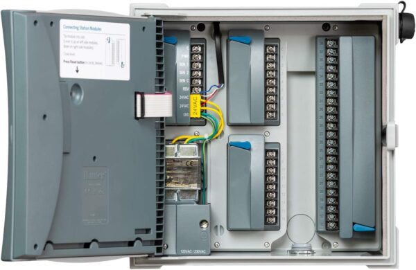 Hunter Hydrawise HCC HCC-800-SS 8 Station (Up to 54) Wi-Fi Controller, Stainless Steel Cabinet (HCC800SS) - Image 2