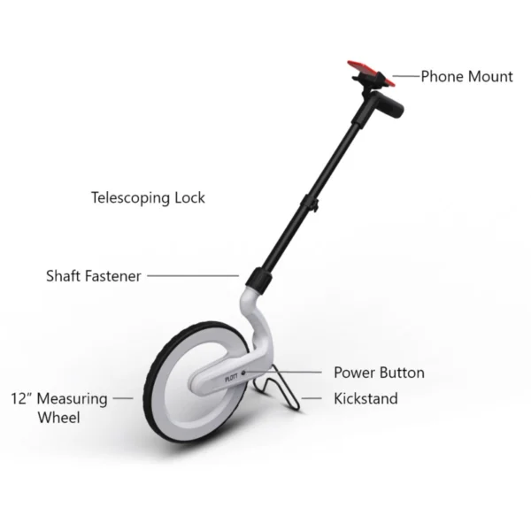 PLOTT Carta Bluetooth Measuring & Mapping Wheel with Marking Spray Attachment (10003CARTA) - Image 3