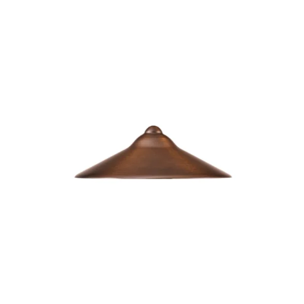 Alliance AL100 Area Light Hat Assembly, Aged Brass 6.75" (AL100)