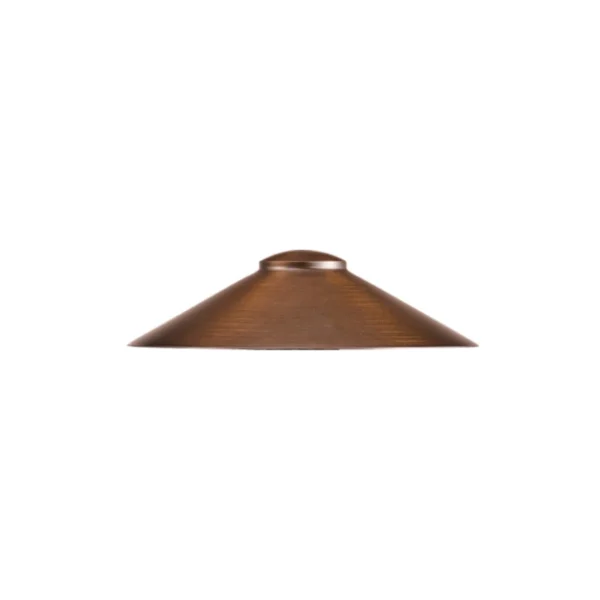 Alliance AL250 Area Light Hat Assembly, Aged Brass 7.75" (AL250)