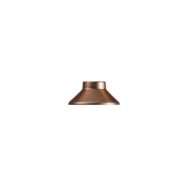 Alliance AL500 Area Light Hat Assembly, Aged Brass 3.5" (AL500)