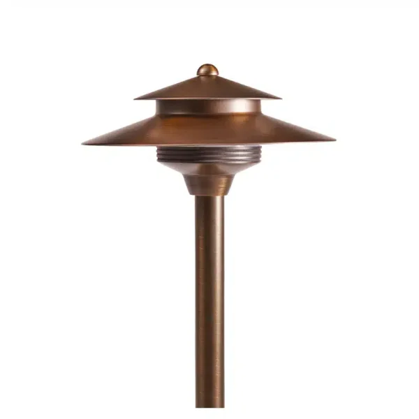 Alliance PAL705 21" 3W LED Two Tier Brass Path Light (PAL705-LED)