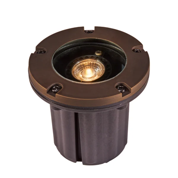 Alliance GL300-bt Bluetooth In-Ground Well Light, MR-16 Color Changing LED, Brass (GL300-bt)