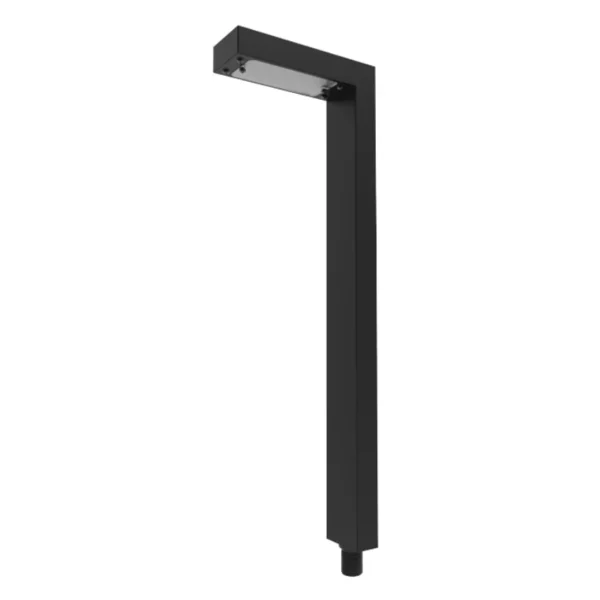 Brilliance Black Diamond 20" Black Brass Modern Path Light, No Lamp (BD-MPL-G4-WAFER-BK-NL)