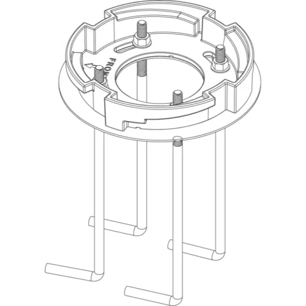 FX Luminaire A-BR10 Bollard Path Light Mounting Kit (MK-BR10)