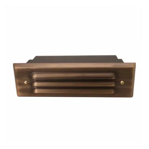 Unique Lighting Systems Voyager 8 Louver Brass Hardscape Light, No Lamp (VO8L-NL)