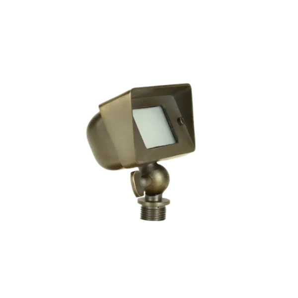 Unique Lighting Systems Radiance Brass Mini Wall Wash Light, 2W 2700K LED (RADI-L227-WB)