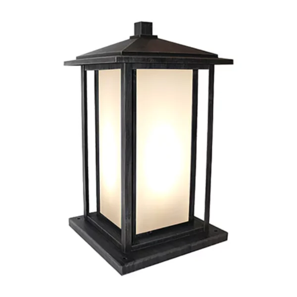 Tru-Scapes TS-PL102-BLK Integrated LED Color Changing Noble Pillar Black Light (TS-PL102-BLK)