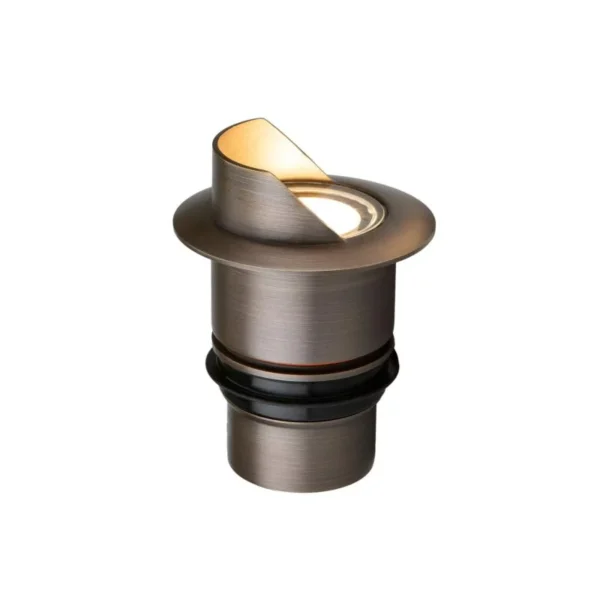 FX Luminaire Cora CN-51 5W MR16 2700K LED In-Grade Well Light Cowling, Bronze (CN-51-LED35WFL-CW-AB)