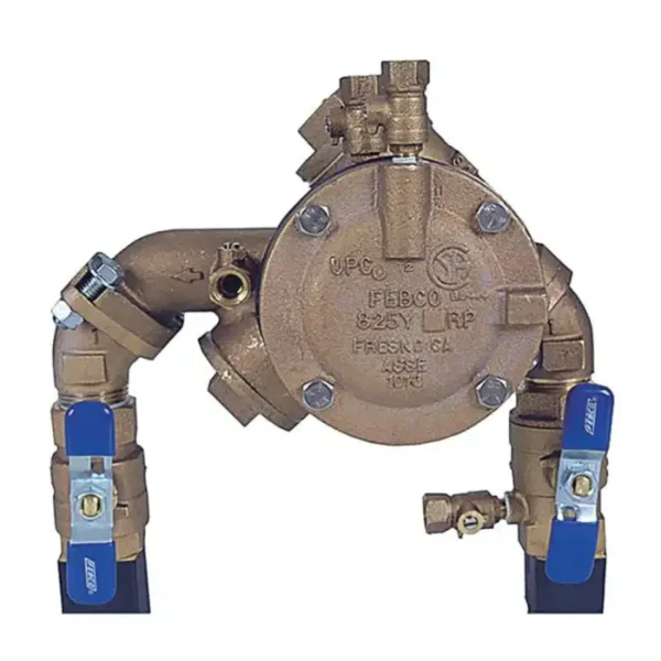 Febco 825YA Angle RPZ Backflow Preventer 1 in. FPT (FE825YA-100)