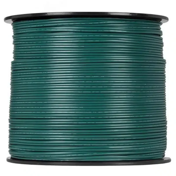 Green Holiday Light Wire with No Sockets 250 FT Spool