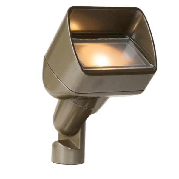 FX Luminaire PB Wall Wash 3LED 2700K Wide Flood Aluminum Housing Bronze (PB-3LED-BZ)