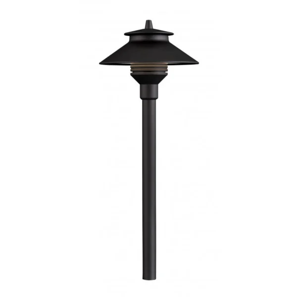 FX Luminaire PL Path Light 36 in Riser Aluminum Black Finish 1.6W 2700K LED (PL-LED20W-36R-FB)