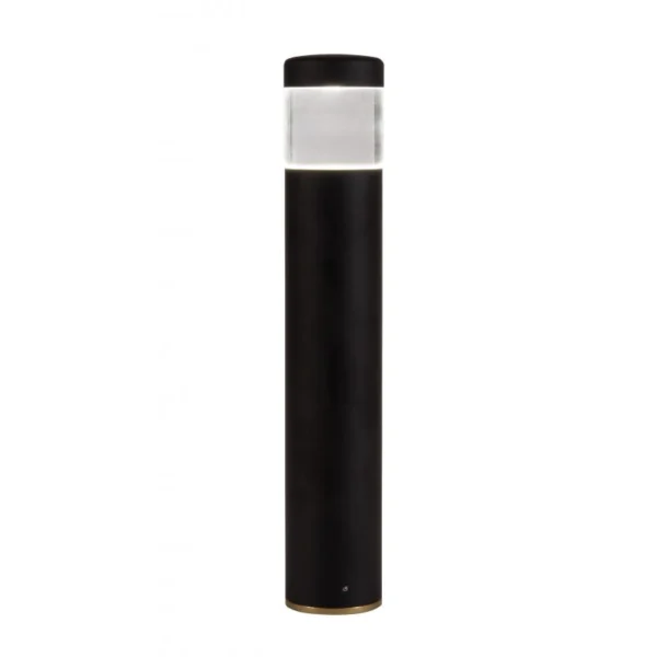 FX Luminaire PM Bollard Aluminum Flat Black Finish 4.2W 2700K LED (PM-3LED-FB)