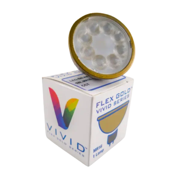 Unique Lighting Systems Flex Gold Vivid Series 5W MR16-CCT Gen 2 Color Changing LED Lamp (LED-5W-AM6FL-CCT) - Image 2