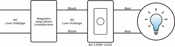 Letzgo AC Low Voltage Digital Dimmer (LGACLVDD1210) - Image 2