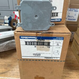 Thomas & Betts E989NNJ Carlon 4x4x2 NEMA 4X/6P Non-Metallic Junction Box (E989NNJ)